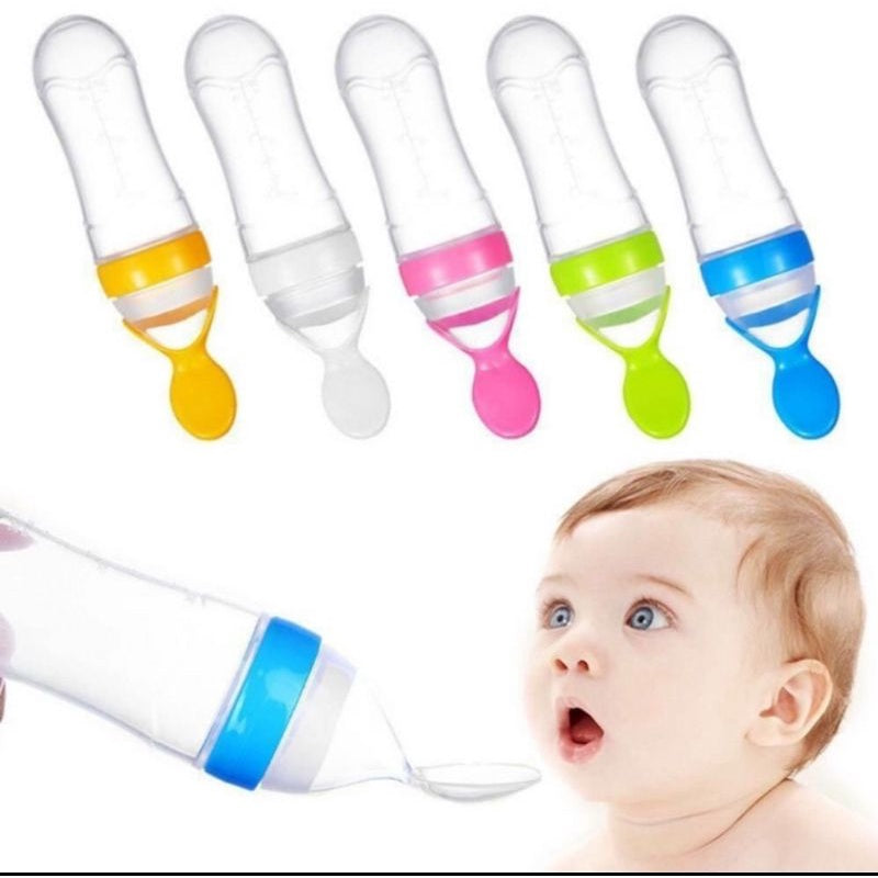 Colher dosadora silicone para bebê