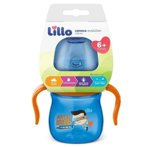 Copo de treinamento infantil com Alça Evolution 150ml Lillo