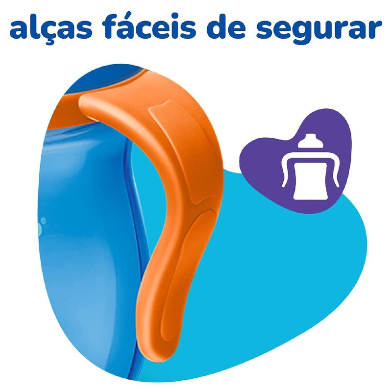 Copo de treinamento infantil com Alça Evolution 150ml Lillo