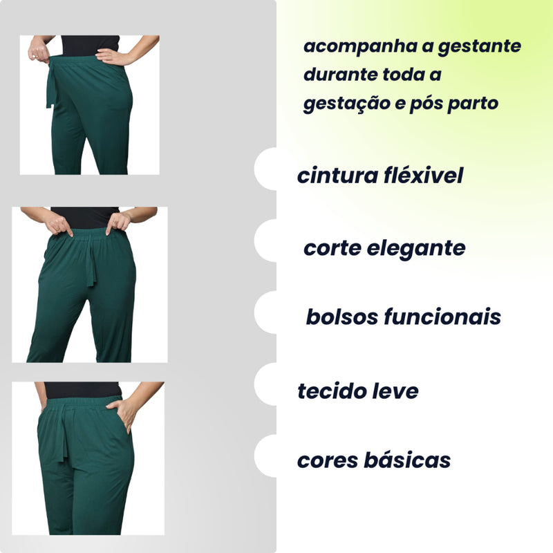 Calça Cintura Flexível