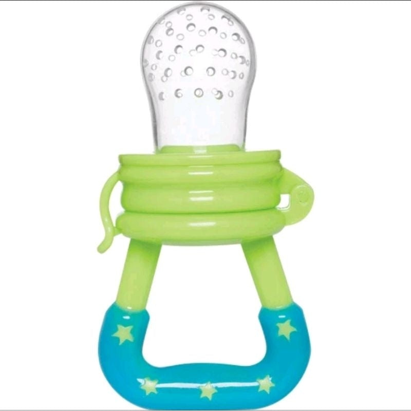 Chupeta alimentadora porta frutas silicone para bebê Buba