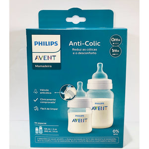 MAMADEIRAS AVENT CLÁSSICA ANTI-CÓLICA 125ml E 260ml