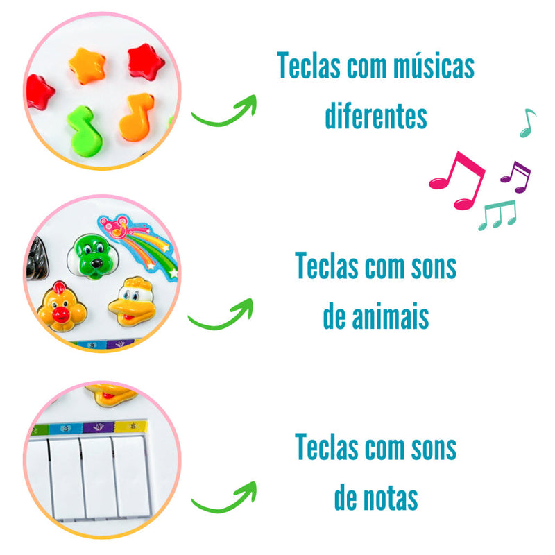 Tecladinho Animal Infantil