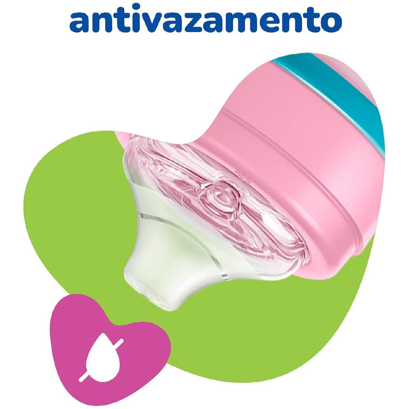 Copo de Aprendizado com Alça Evolution 150ml Rosa