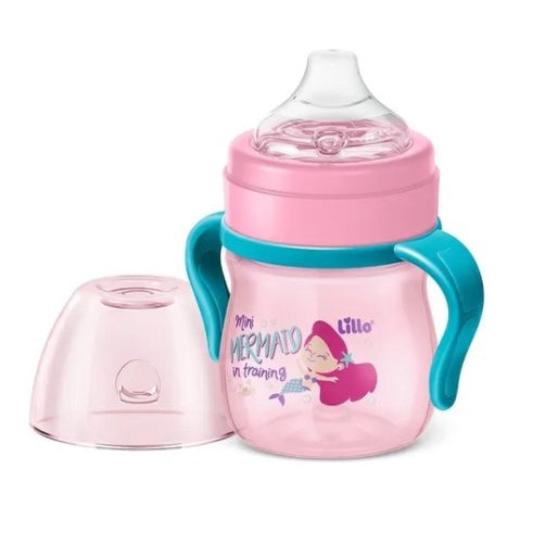 Copo de Aprendizado com Alça Evolution 150ml Rosa