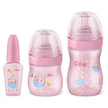 Mamadeira Primeiros Passos 50/150/240ml Rosa