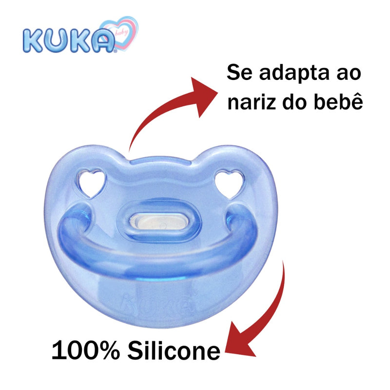 Chupeta Kuka 100% Silicone Ortodôntica