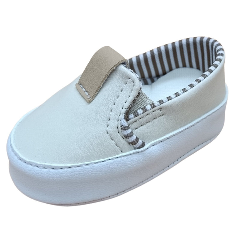 Tênis Slip On forro Com Listra