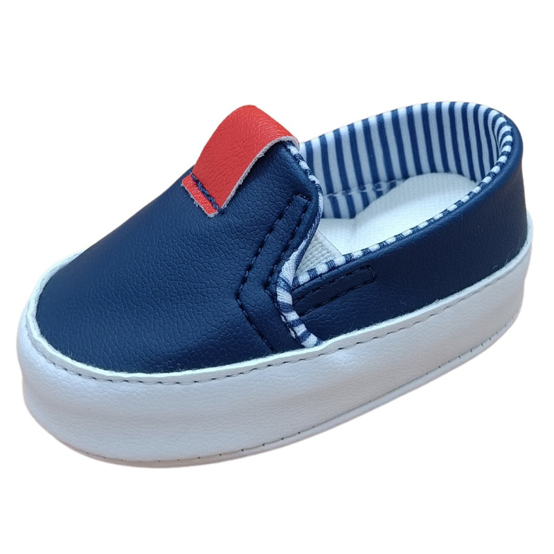 Tênis Slip On forro Com Listra